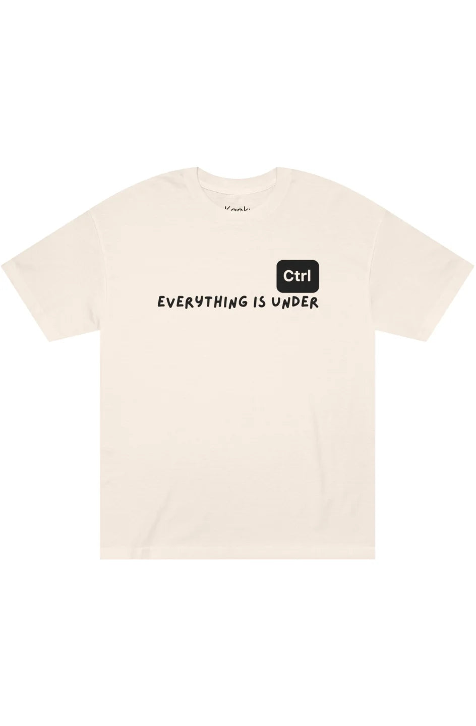 Men's Classic Midweight Tee "Everything is Under Ctrl"