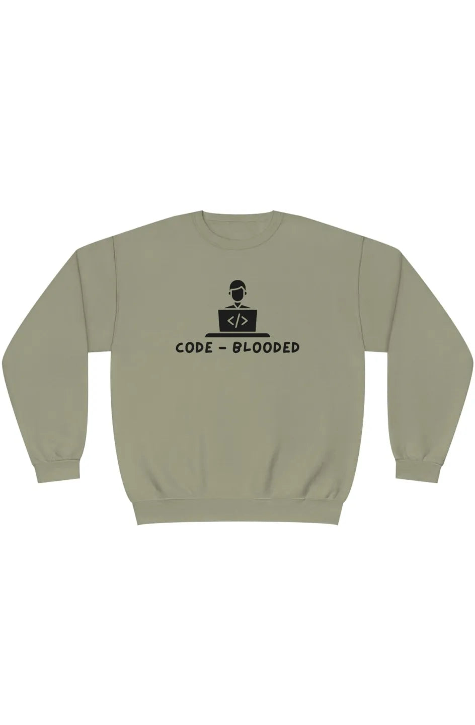 Men's Midweight Crewneck Sweatshirt "Code Blooded"