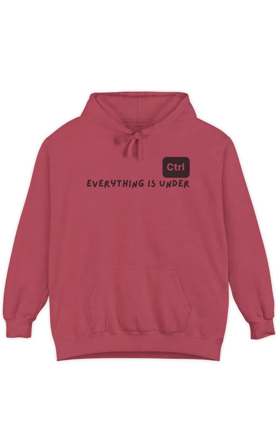 Men's Medium Heavy Hoodie "Everything is under control"