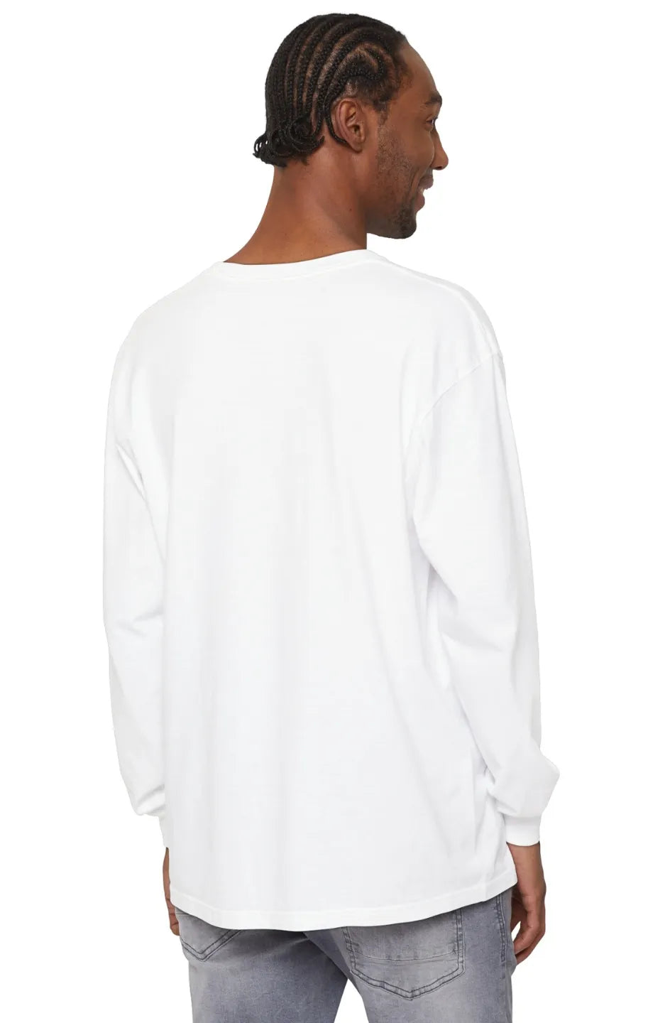 Men's Midweight LS T-Shirt "Little Head Never Hurts Anyone"