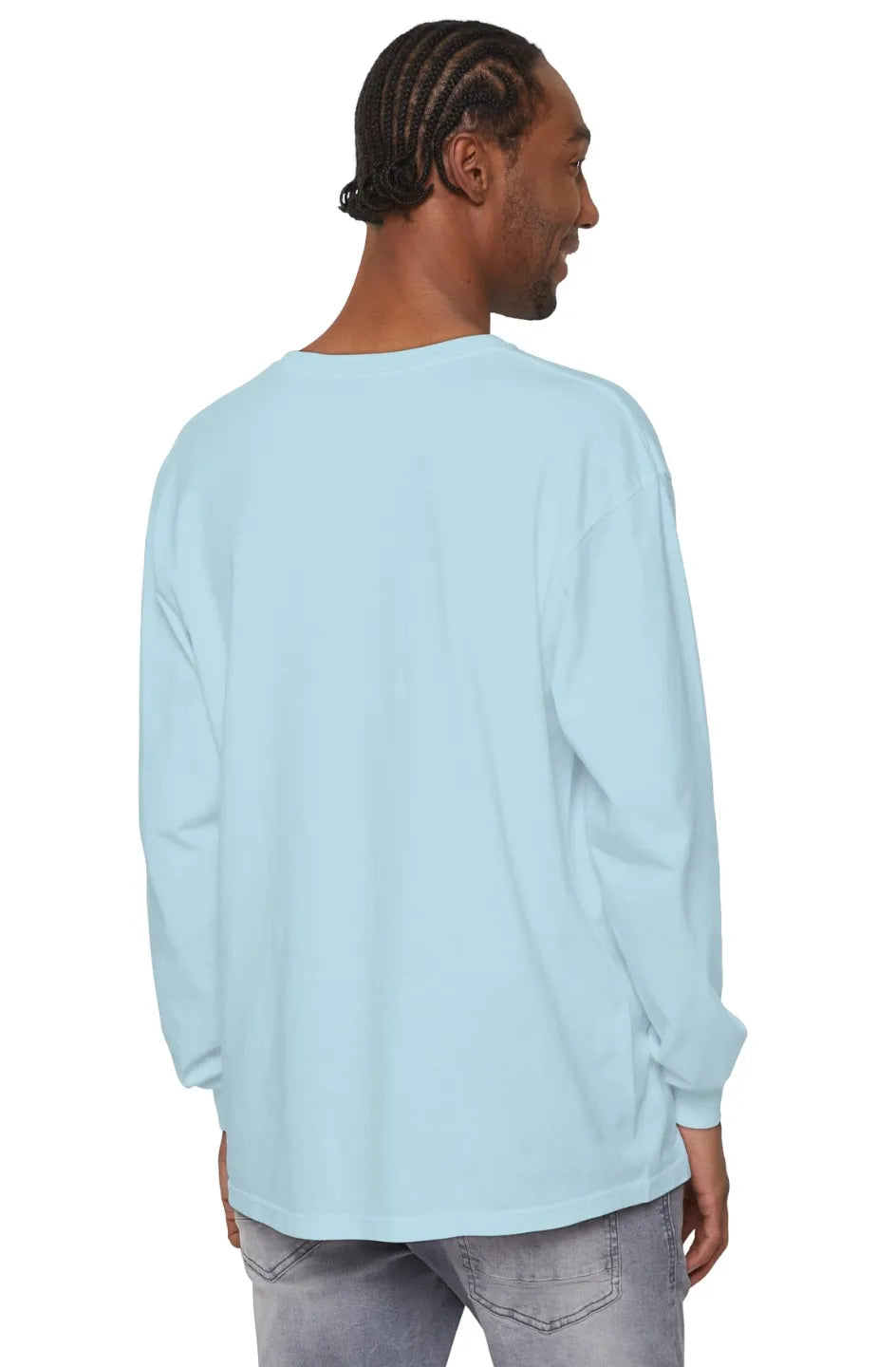 Men's Midweight LS T-Shirt "Little Head Never Hurts Anyone"