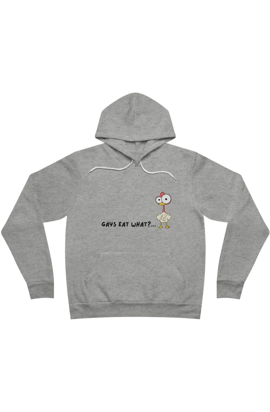 Men's Midweight Fleece Hoodie "Gays Eat What?"