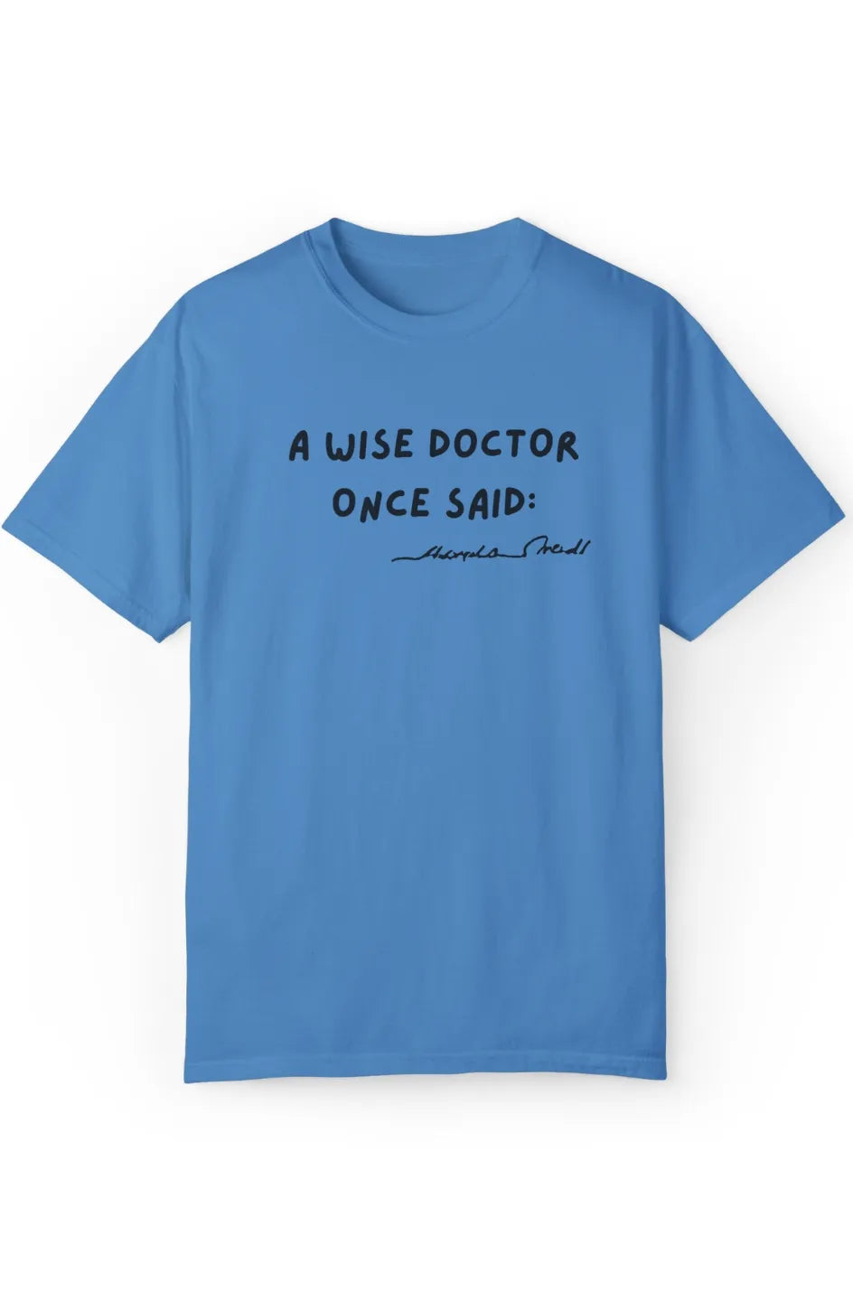 Men's Midweight Garment-Dyed T-shirt "Wise Doctor"