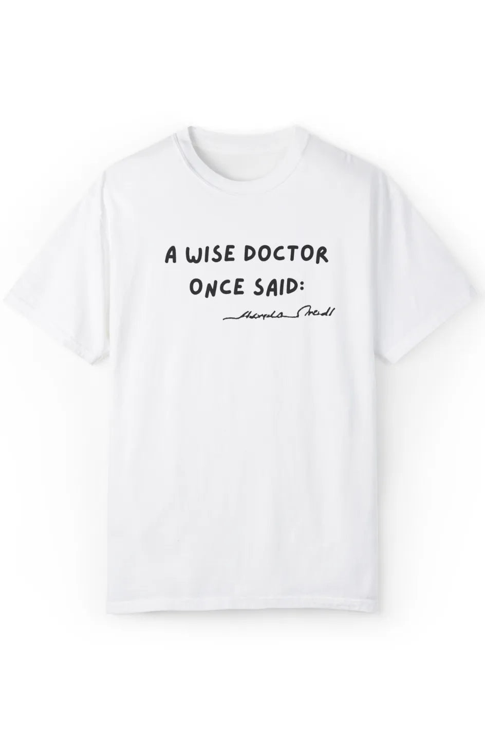 Men's Midweight Garment-Dyed T-shirt "Wise Doctor"