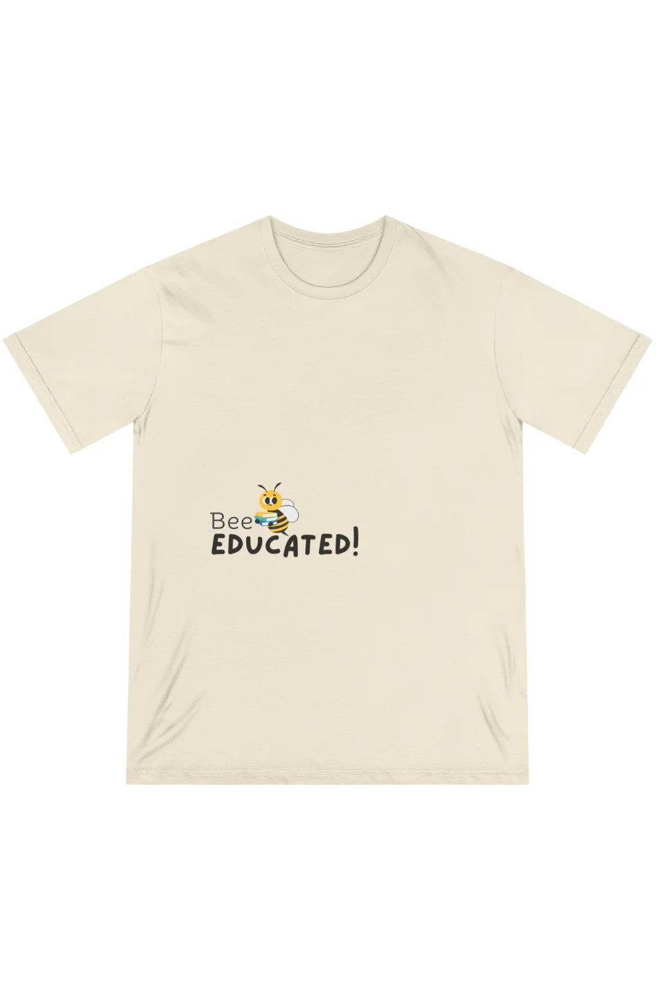Men's Medium-Lightweight Cotton T-Shirt "Bee Educated"