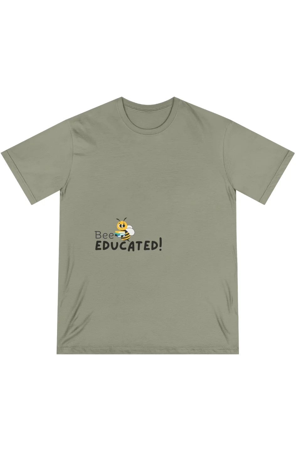 Men's Medium-Lightweight Cotton T-Shirt "Bee Educated"