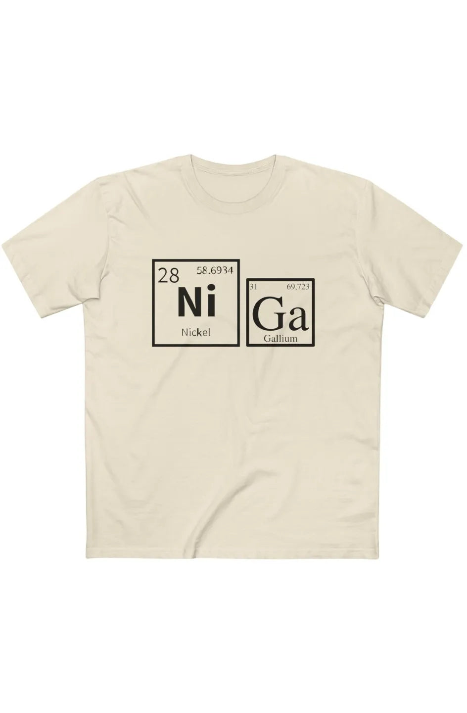 Men's Medium Light T-Shirt "Ni Ga"