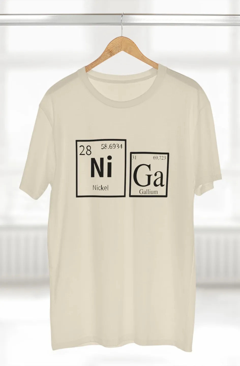 Men's Medium Light T-Shirt "Ni Ga"
