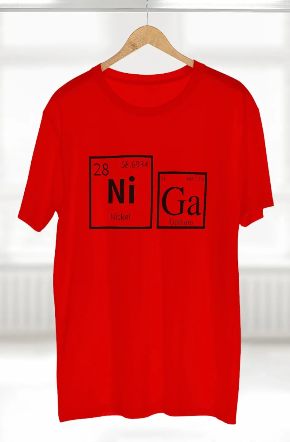 Men's Medium Light T-Shirt "Ni Ga"