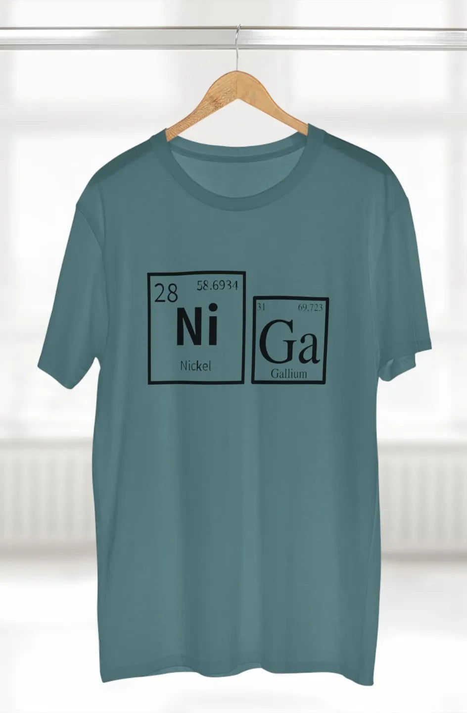 Men's Medium Light T-Shirt "Ni Ga"