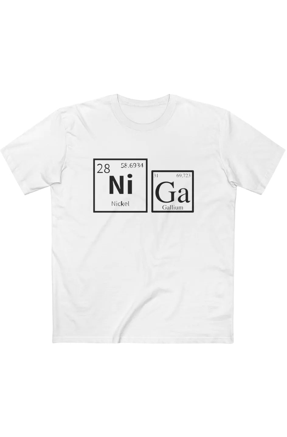 Men's Medium Light T-Shirt "Ni Ga"