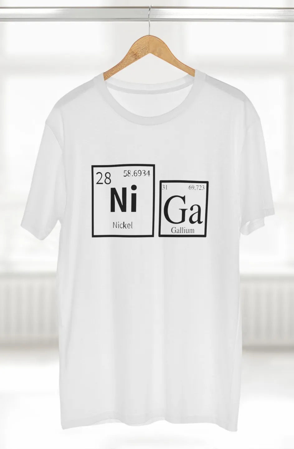 Men's Medium Light T-Shirt "Ni Ga"