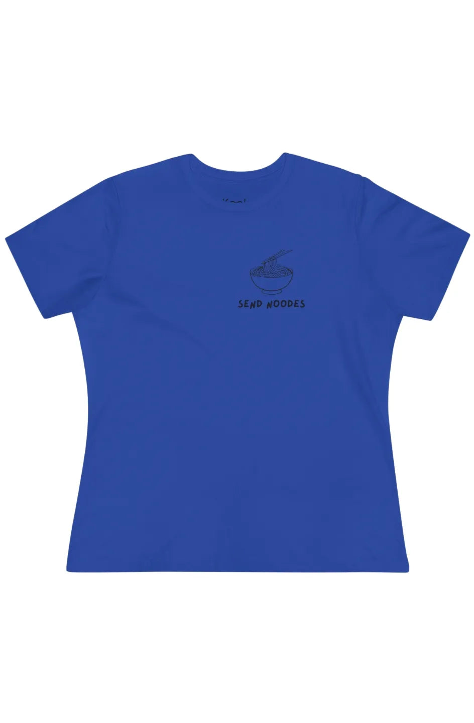 Women's Light Cotton Tee "Send Noodes"