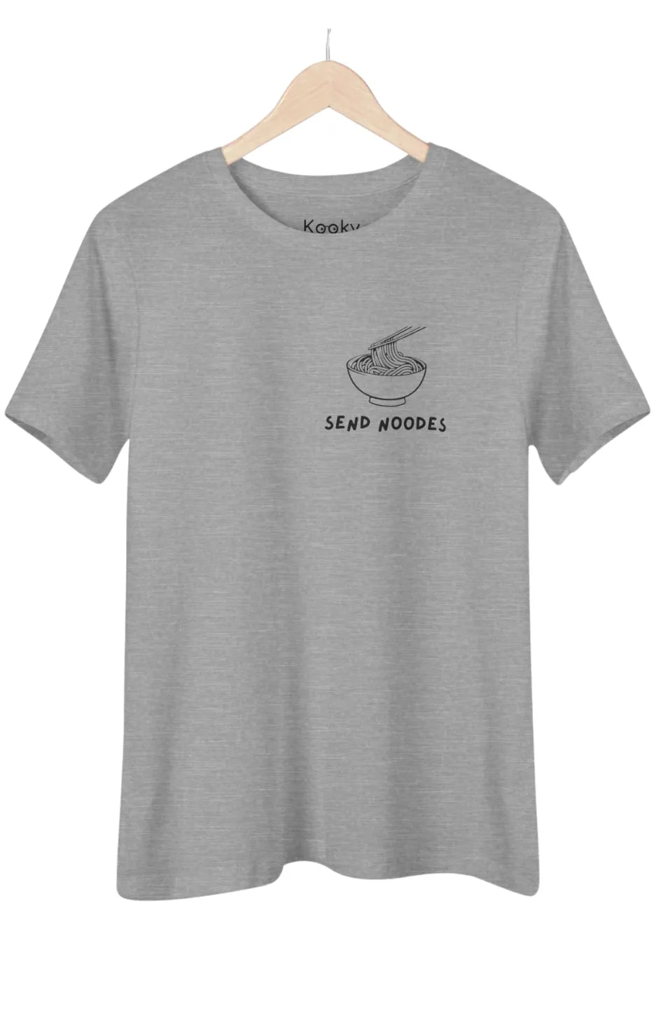 Women's Light Cotton Tee "Send Noodes"