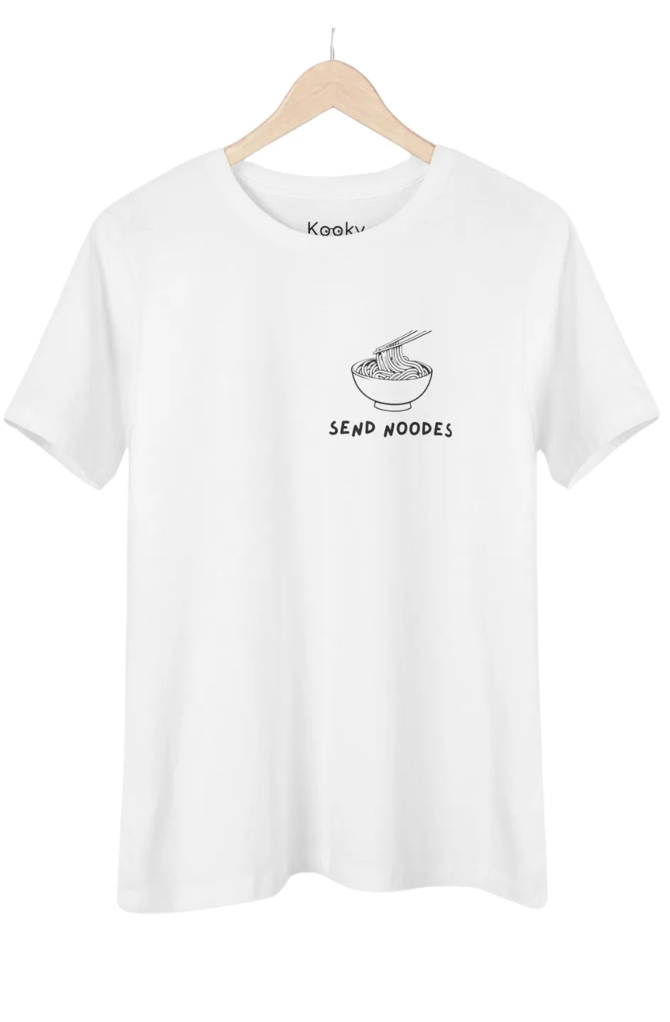 Women's Light Cotton Tee "Send Noodes"