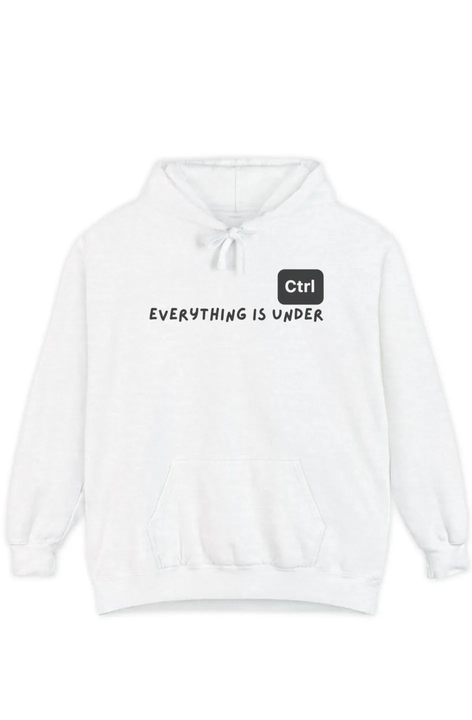 Women's Medium Heavy Hoodie "Everything is under control"