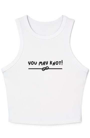 Women's Lightweight Micro Rib Tank Top "You may knot"