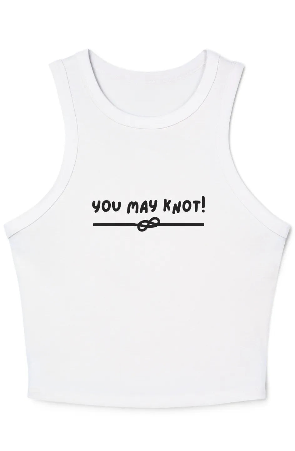Women's Lightweight Micro Rib Tank Top "You may knot"